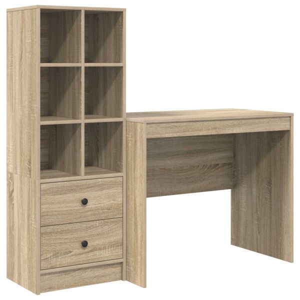 Бюро Сонома дъб 135,5 x 50 x 127 см 2 бр.