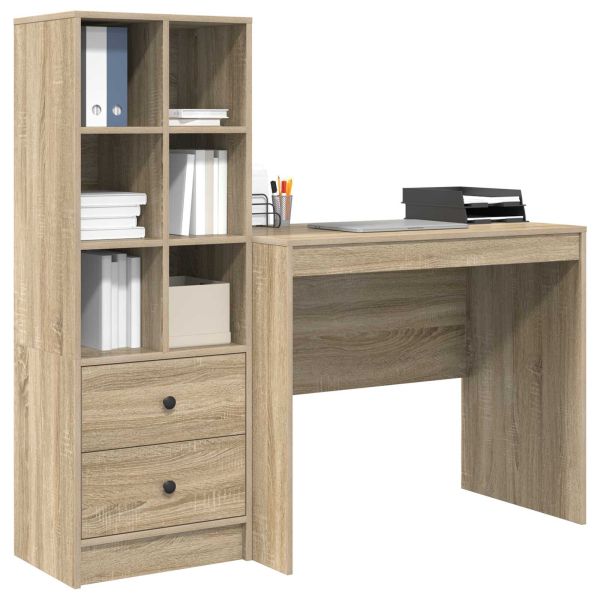 Бюро Сонома дъб 135,5 x 50 x 127 см 2 бр.