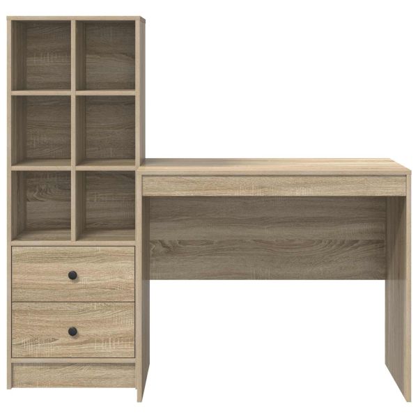 Бюро Сонома дъб 135,5 x 50 x 127 см 2 бр.