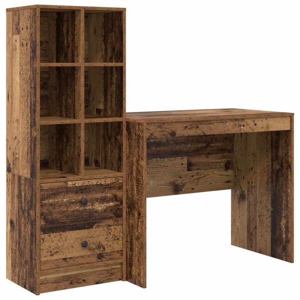 Бюро Старо дърво 135,5 x 50 x 127 см 2 бр.