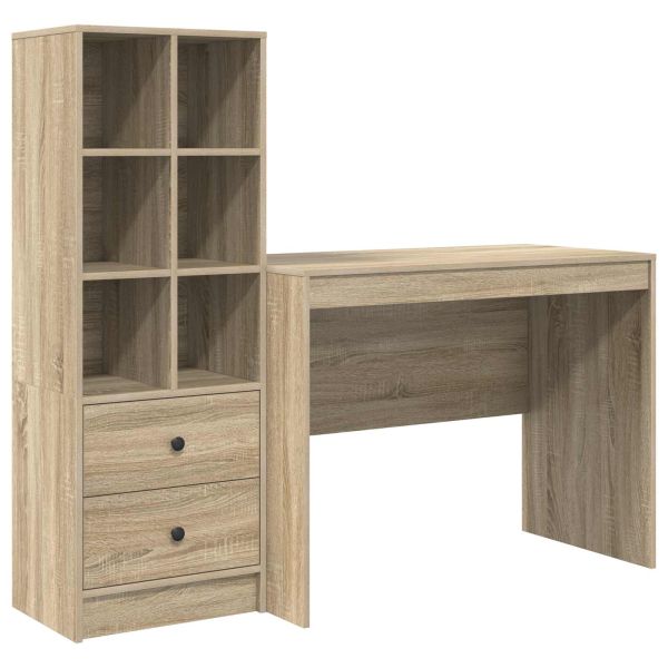 Бюро Сонома дъб 145.5 x 50 x 127 см 2 бр.