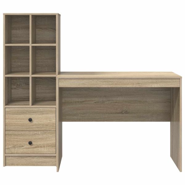 Бюро Сонома дъб 145.5 x 50 x 127 см 2 бр.