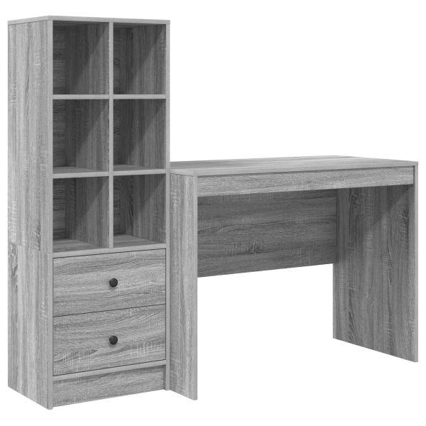 Бюро Сив Сонома 145.5 x 50 x 127 см 2 бр.