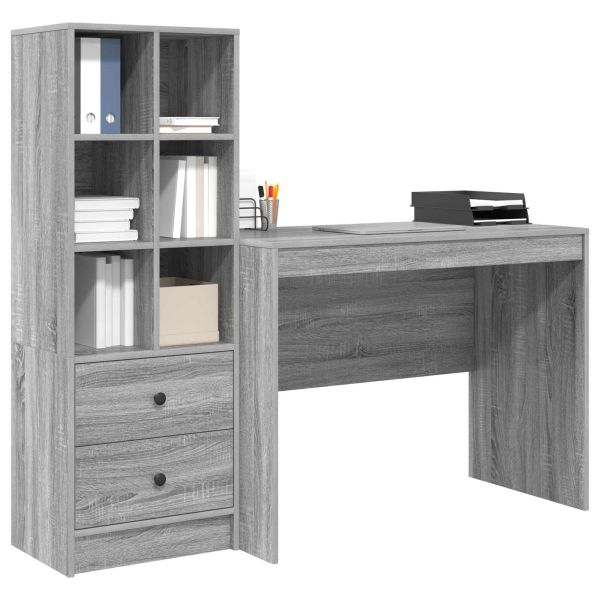 Бюро Сив Сонома 145.5 x 50 x 127 см 2 бр.