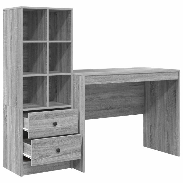 Бюро Сив Сонома 145.5 x 50 x 127 см 2 бр.