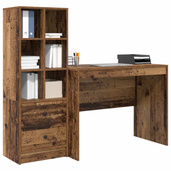 Бюро Старо дърво 145.5 x 50 x 127 см 2 бр.