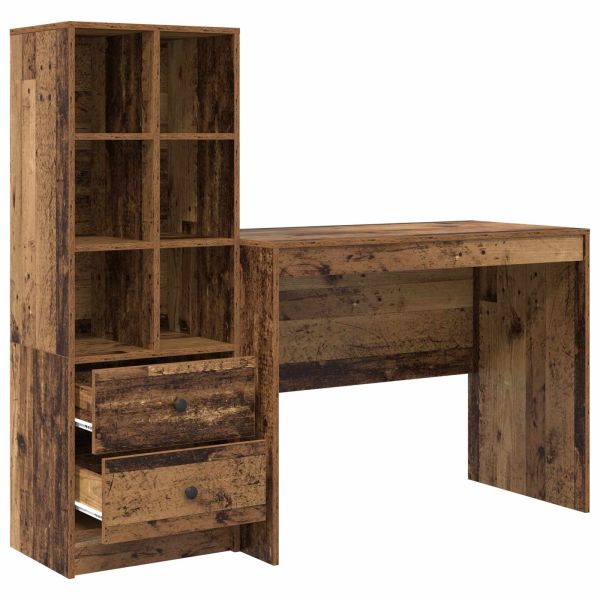 Бюро Старо дърво 145.5 x 50 x 127 см 2 бр.