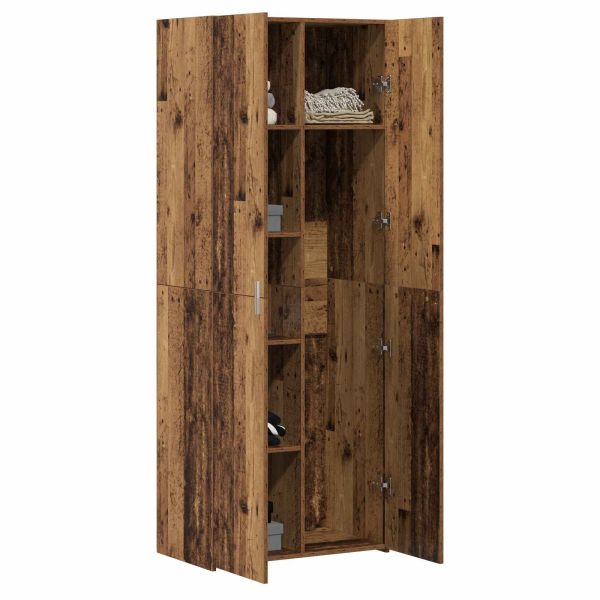 Висок шкаф Старо дърво 70 x 42,5 x 185 см