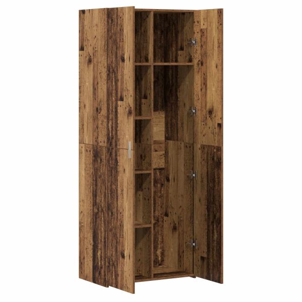 Висок шкаф Старо дърво 70 x 42,5 x 185 см
