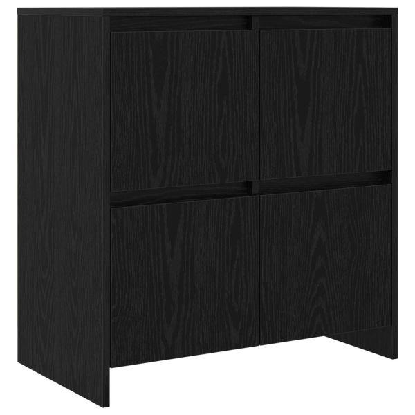 Скейдбордове 2 бр. Черен дъб 70 x 41 x 75 см