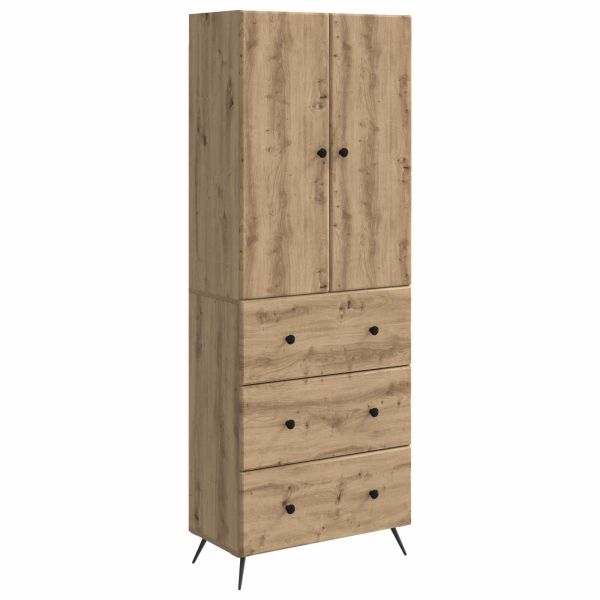 Комплект шкафове 2 бр. 66 x 34,5 x 90 см Инженерна дървесина