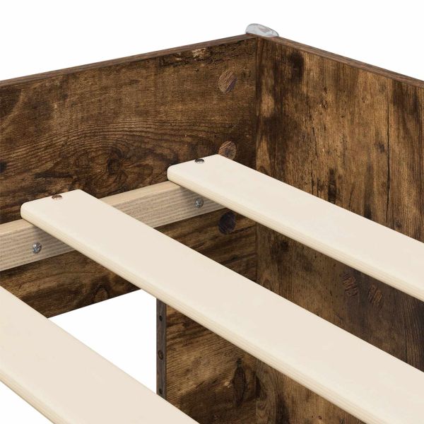 Легло за деца с място за съхранение Старо дърво 75 x 190 cm