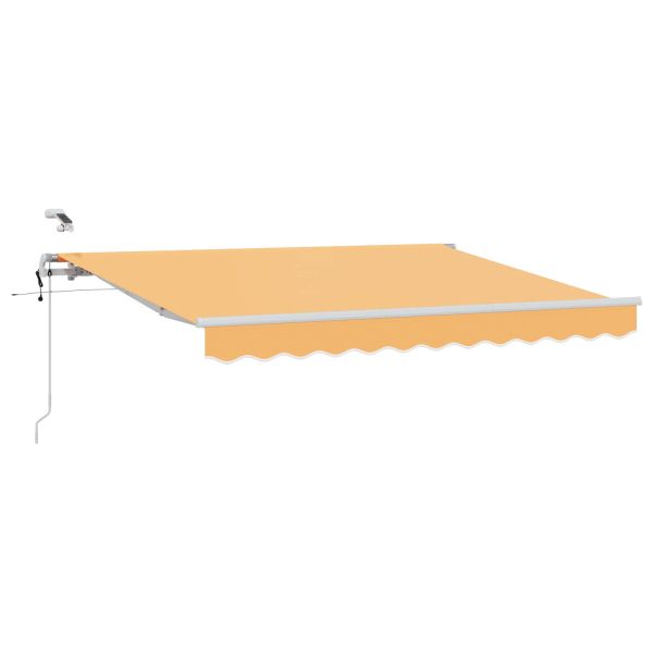 Прибираща се тента Пясък 450 × 300 cm Полиестер