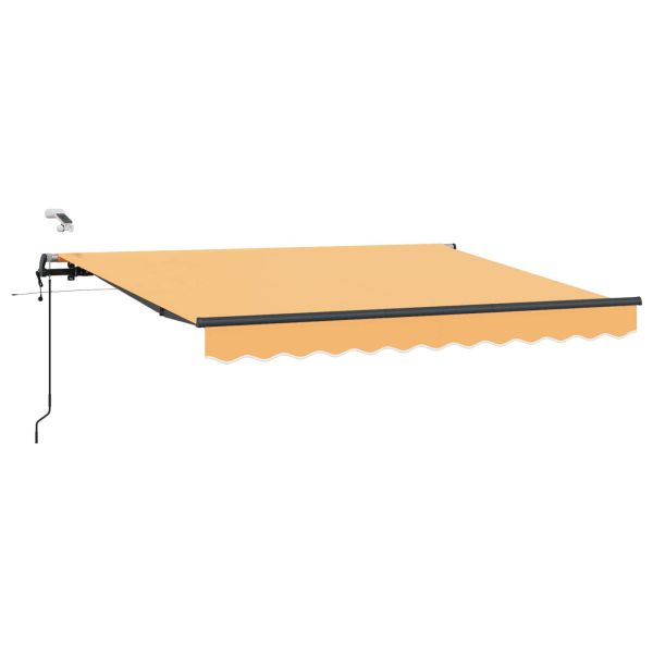 Прибираща се тента Пясък 500 × 300 cm Полиестер