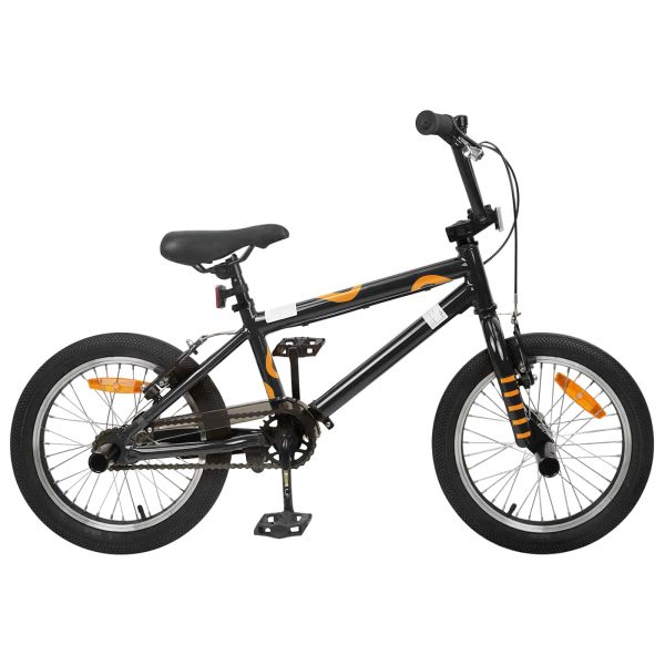 BMX Велосипед 16 инча за 5-8 години Черно