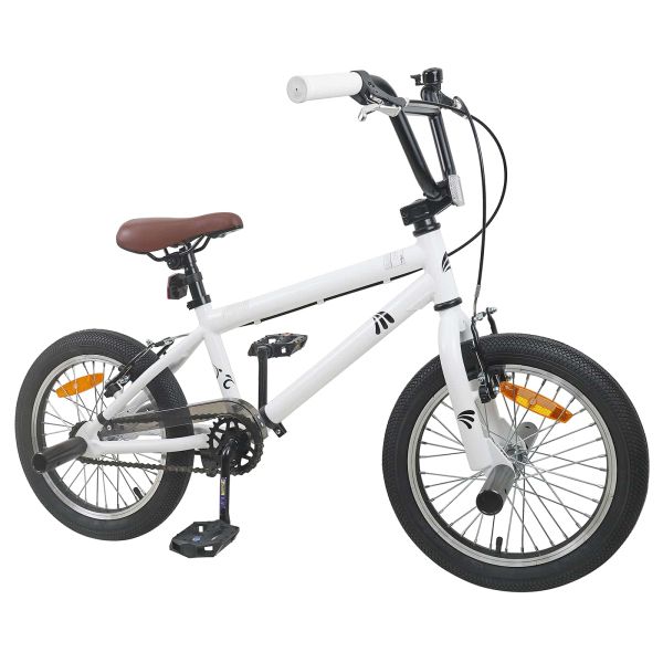 BMX Велосипед 16 инча за 5-8 години Бяло
