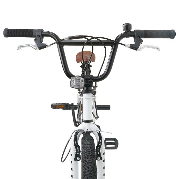 BMX Велосипед 20 инча за деца над 9 години Бяло