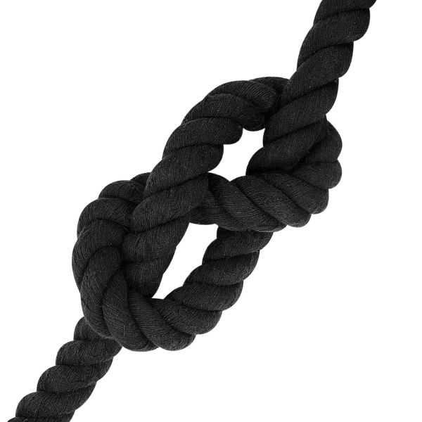 Памучен канап 30 mm 25 m Черно 100% Памук