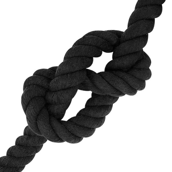 Памучен канап 40 mm 10 m Черно 100% Памук
