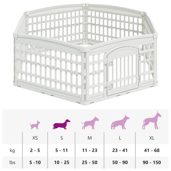 6 панелна играчка за кучета 177,5 x 154,5 x 58 см Пластмаса