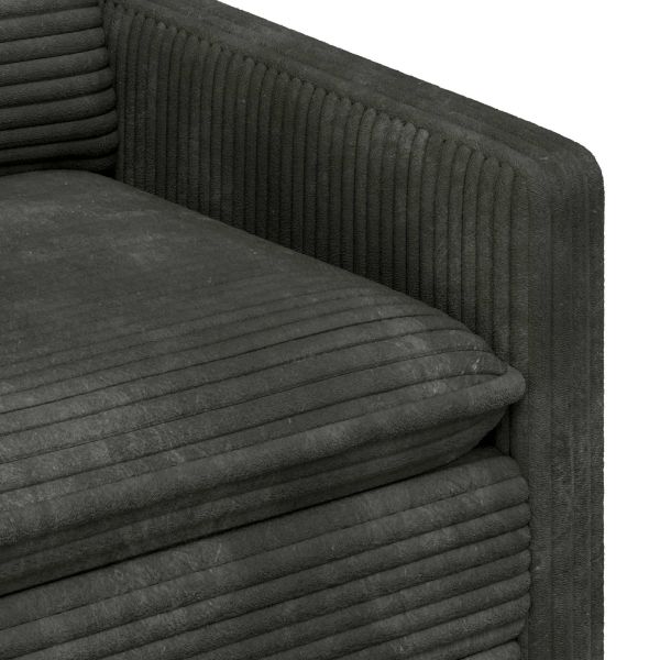 Диван Антрацит 126 x 81 x 87,5 см Полиестер