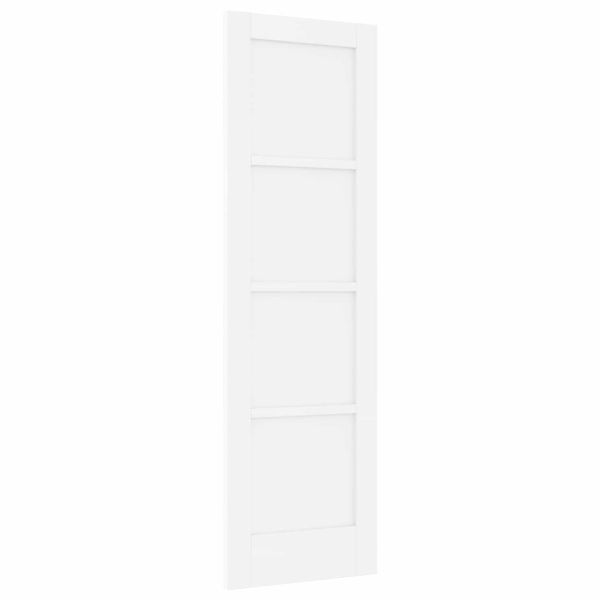 Вътрешна врата 61 x 198,5 см Шперплат Бяло