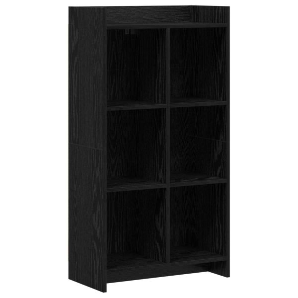 Библиотека Черен дъб 59 x 30 x 111 см Инженерна дървесина