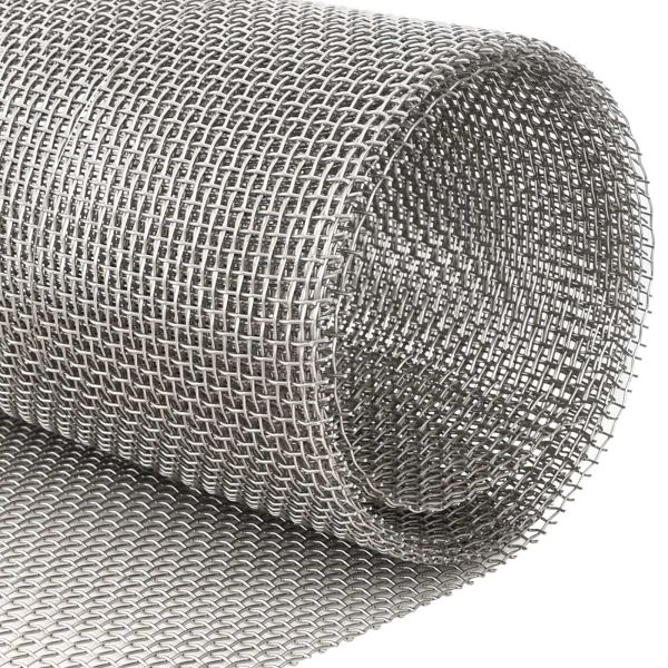 Мрежест екран 20 x 500 см 6 Mesh Неръждаема стомана 201