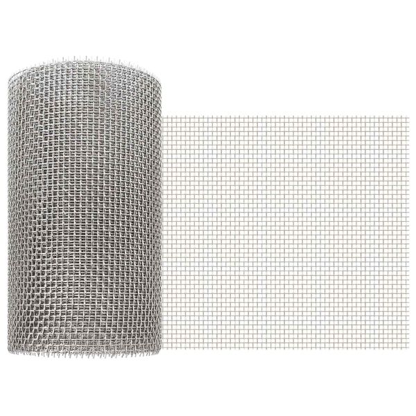 Мрежест екран 20 x 1000 см 6 Mesh Неръждаема стомана 201