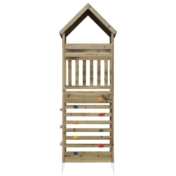 Кула за игра на открито Натурално 53 x 85 x 264 см