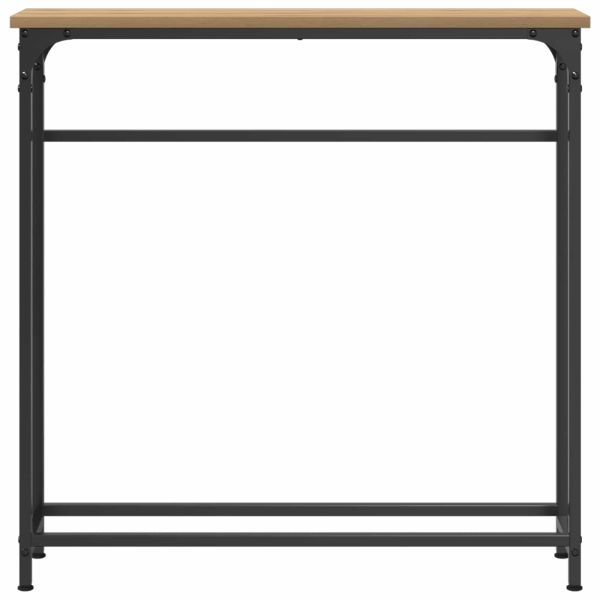 Конзолна маса Дъб 75 x 19,5 x 75 см Инженерна дървесина