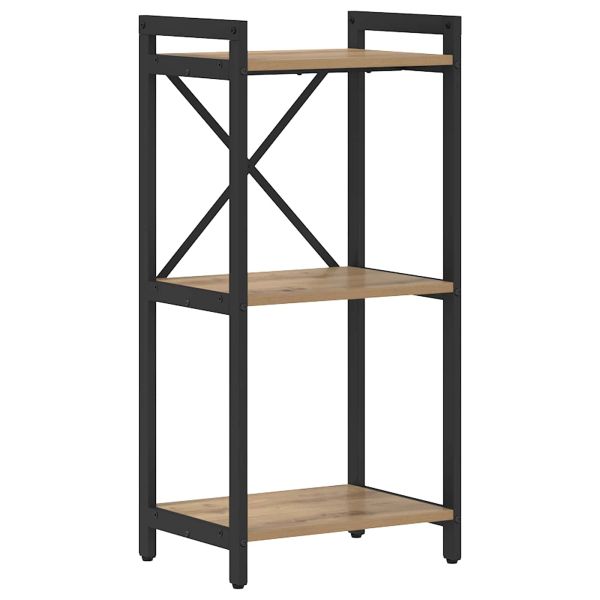 Рафт за книги 40 x 30 x 85 см Инженерна дървесина Дъб