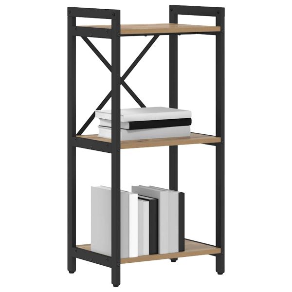 Рафт за книги 40 x 30 x 85 см Инженерна дървесина Дъб