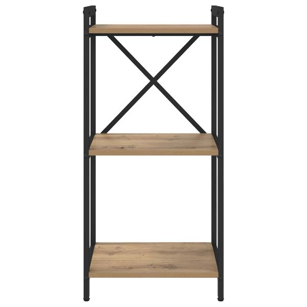Рафт за книги 40 x 30 x 85 см Инженерна дървесина Дъб