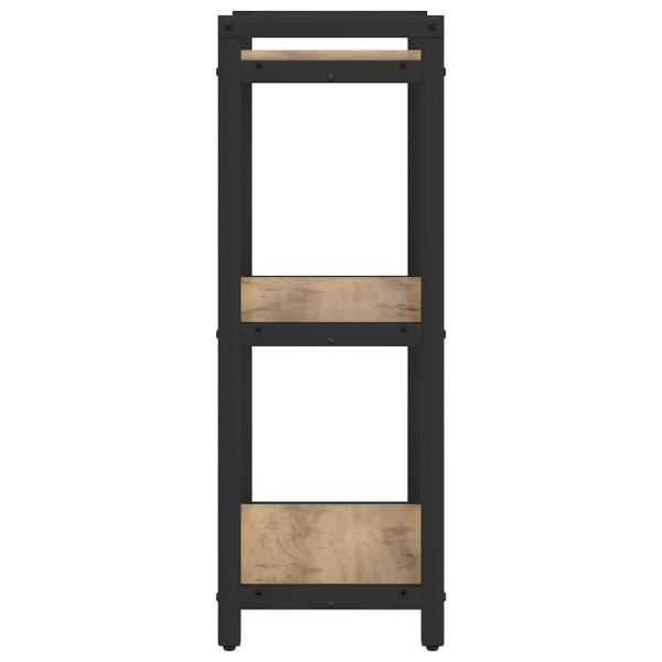 Рафт за книги 40 x 30 x 85 см Инженерна дървесина Дъб