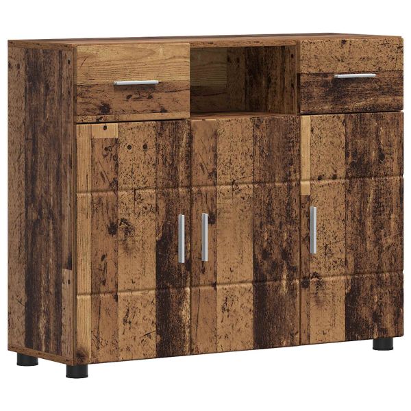 Дървен шкаф Старо дърво Инженерна дървесина