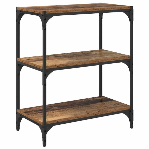 Шкаф за книги Старо дърво 60 x 33 x 70,5 см