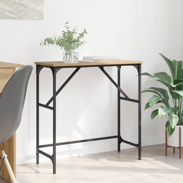 Конзолна маса Дъб 75 x 32 x 75 см Инженерна дървесина