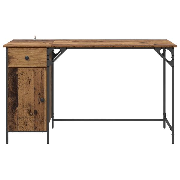 Компютърно бюро Старо дърво 131 x 48 x 75 см