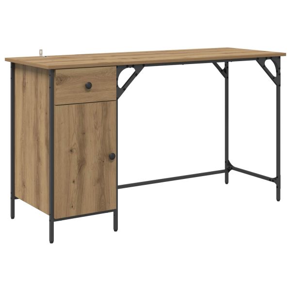Компютърно бюро Дъб 131 x 48 x 75 см Инженерна дървесина