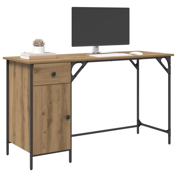 Компютърно бюро Дъб 131 x 48 x 75 см Инженерна дървесина