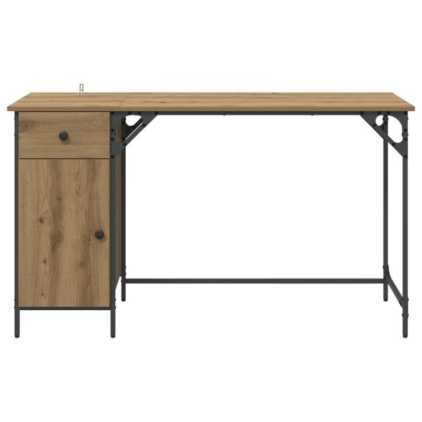 Компютърно бюро Дъб 131 x 48 x 75 см Инженерна дървесина