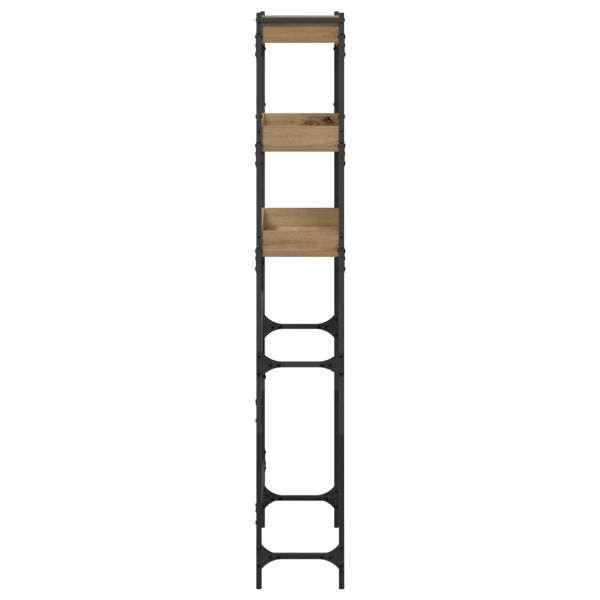 Етажерка за перална машина с рафт Дъб 67 x 25 x 163 см