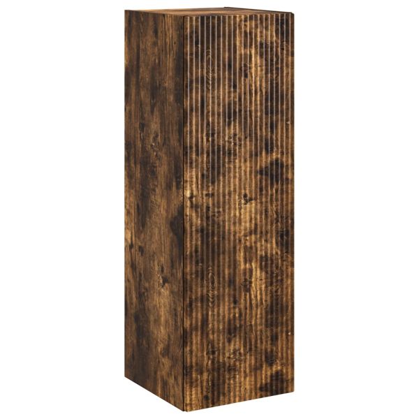 Стенно Баня Кабинет Опушен дъб 33 x 34,5 x 100 см