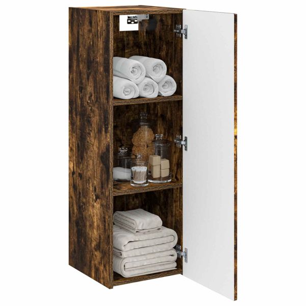 Стенно Баня Кабинет Опушен дъб 33 x 34,5 x 60 см