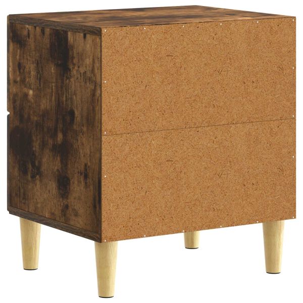 Нощно шкафче 2 бр. Опушен дъб 43 x 34,5 x 48 см