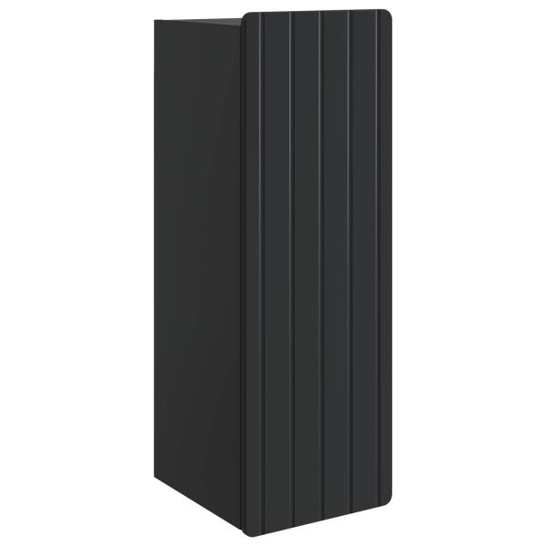 Стенно шкафче Черно 33 x 34,5 x 94 см Инженерна дървесина