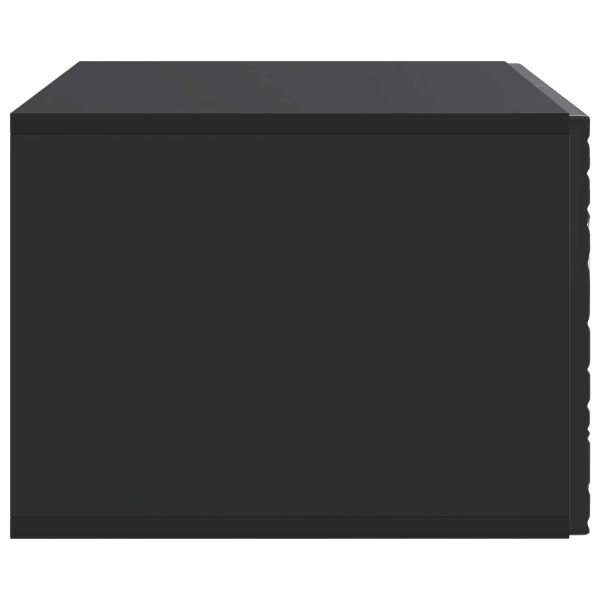 Стенно монтиран ТВ шкаф 59,5 x 41 x 30 см Черно
