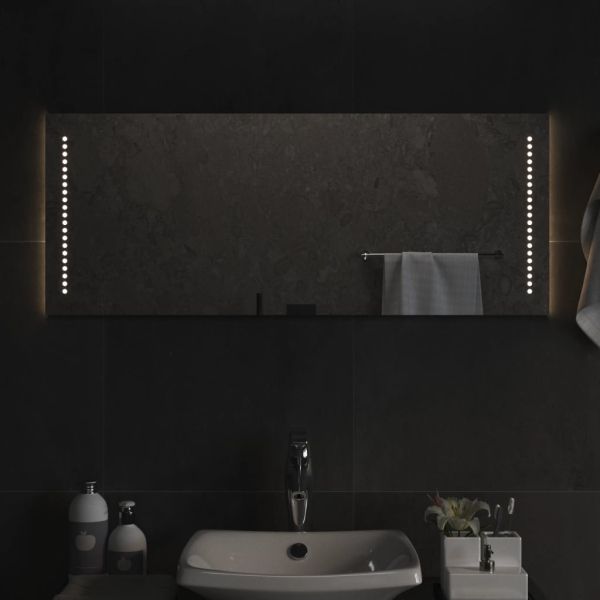LED огледало за баня, 40x100 см