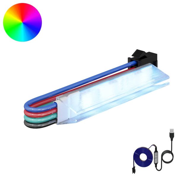 LED лента 12 бр. Черен и бял Мед и пластмаса